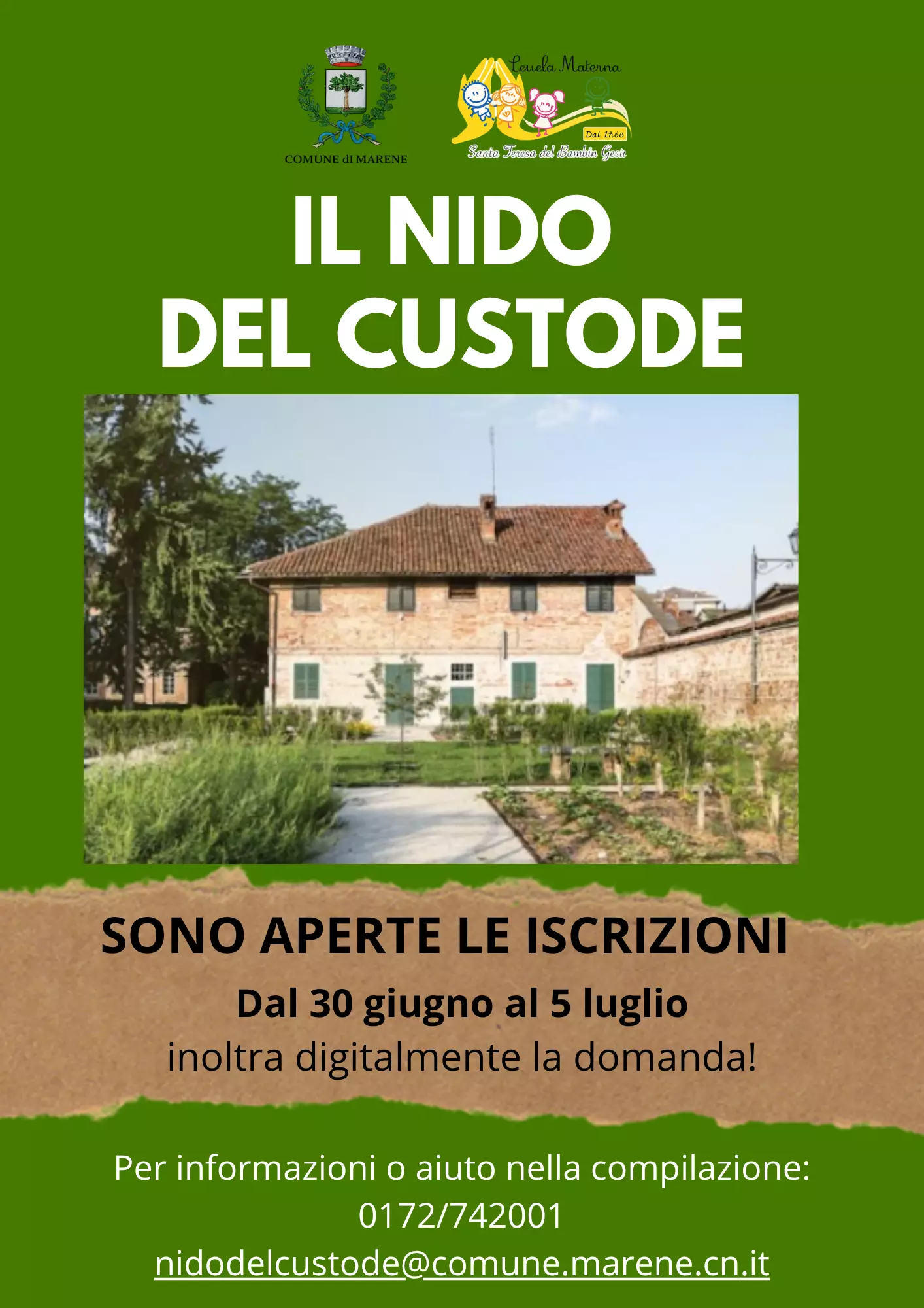 apertura iscrizione nido